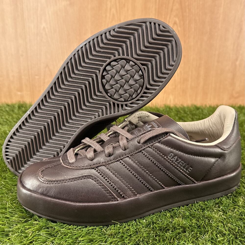 adidas Gazelle Indoor Lux Dark Brown/Wonder Beige JH5414 Mens Sz 5.5